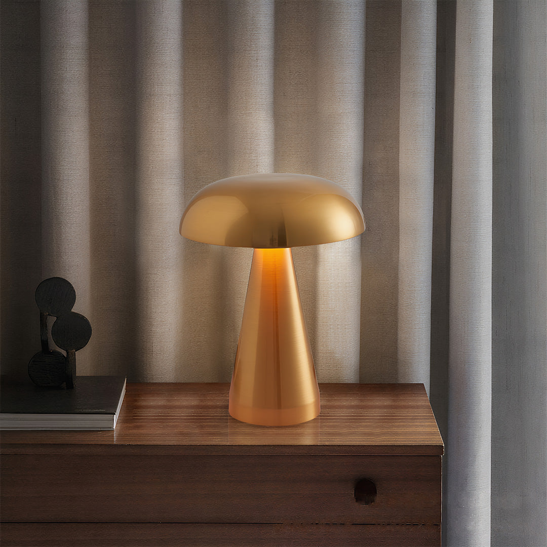 FENWICK IRON MUSHROOM TABLE LANTERN WITH DIMMABLE FUNCTION