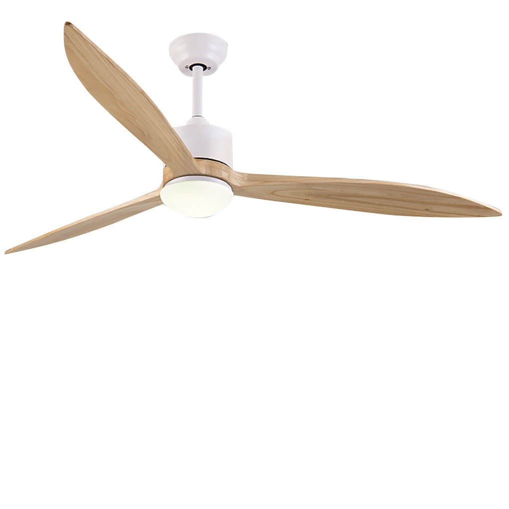 WINTERBOURNE WOODEN SILENT DIMMER CEILING FAN WITH INTEGRATED LIGHTING
