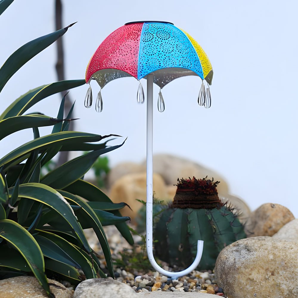 WINDSOR CANOPY SOLAR GLOW PATH LIGHTS, VIBRANT IRON-FORGED OUTDOOR ILLUMINATION