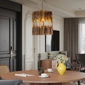 WINDSOR BAMBOO RECTANGULAR HANGING LANTERN