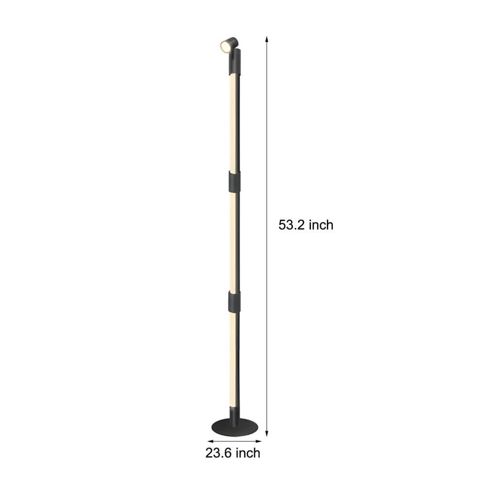 CHARLESTON PRISMATIC SPOTLIGHT FLOOR LAMP WITH REMOTE CONTROL