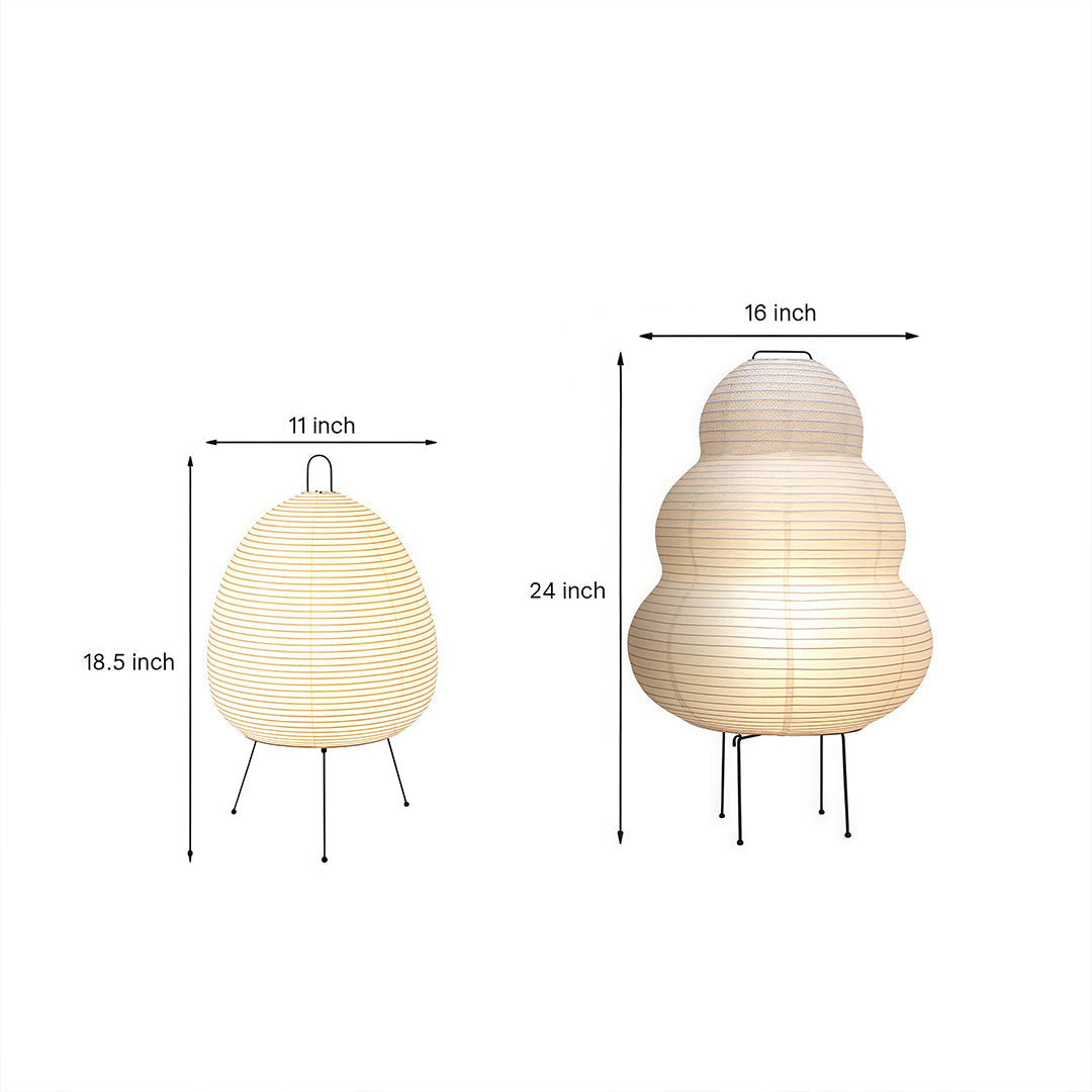 FENWICK RICE PAPER ILLUMINATOR WITH WABI-SABI AESTHETIC