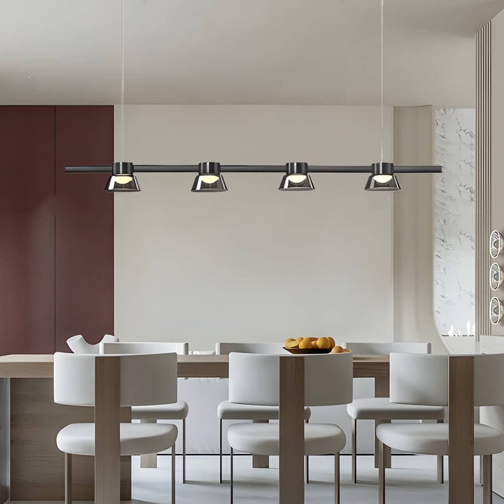GRIMSBY SMOKEY GLASS RING PENDANT LIGHT