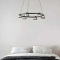 GRIMSBY SMOKEY GLASS RING PENDANT LIGHT