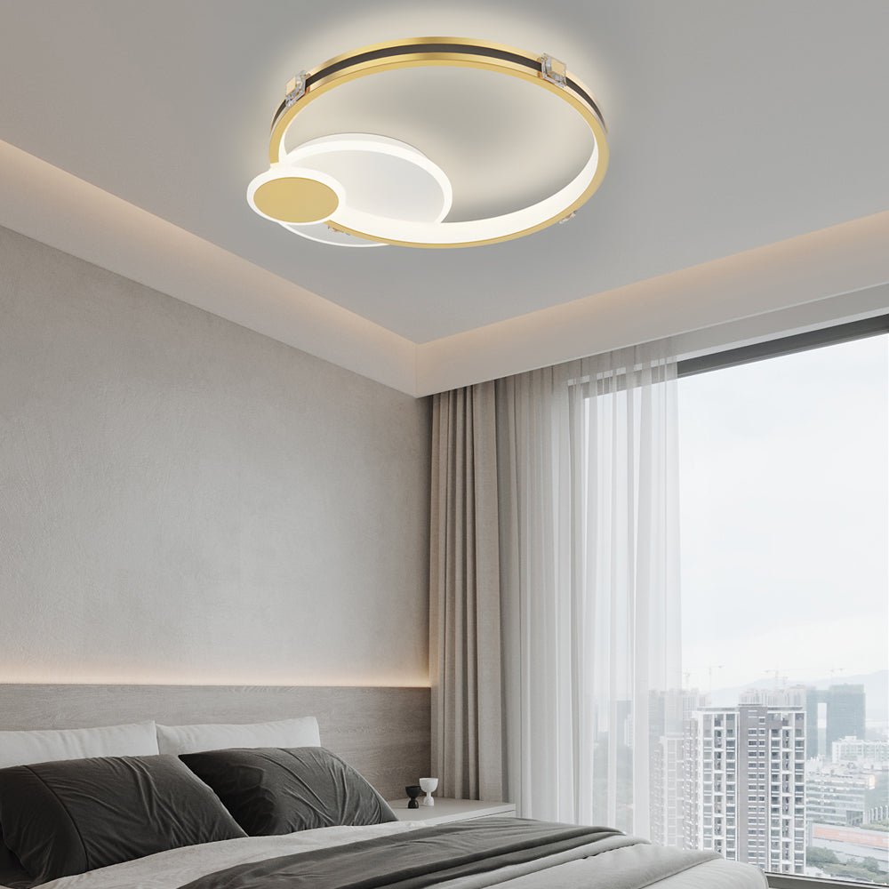 WINTHORPE TRIO DIMMABLE RING LED CEILING LUMINAIRE