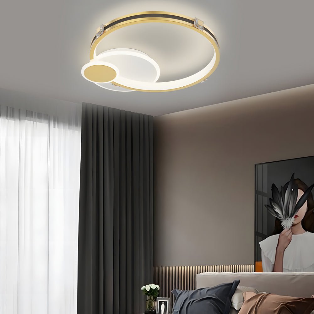 WINTHORPE TRIO DIMMABLE RING LED CEILING LUMINAIRE