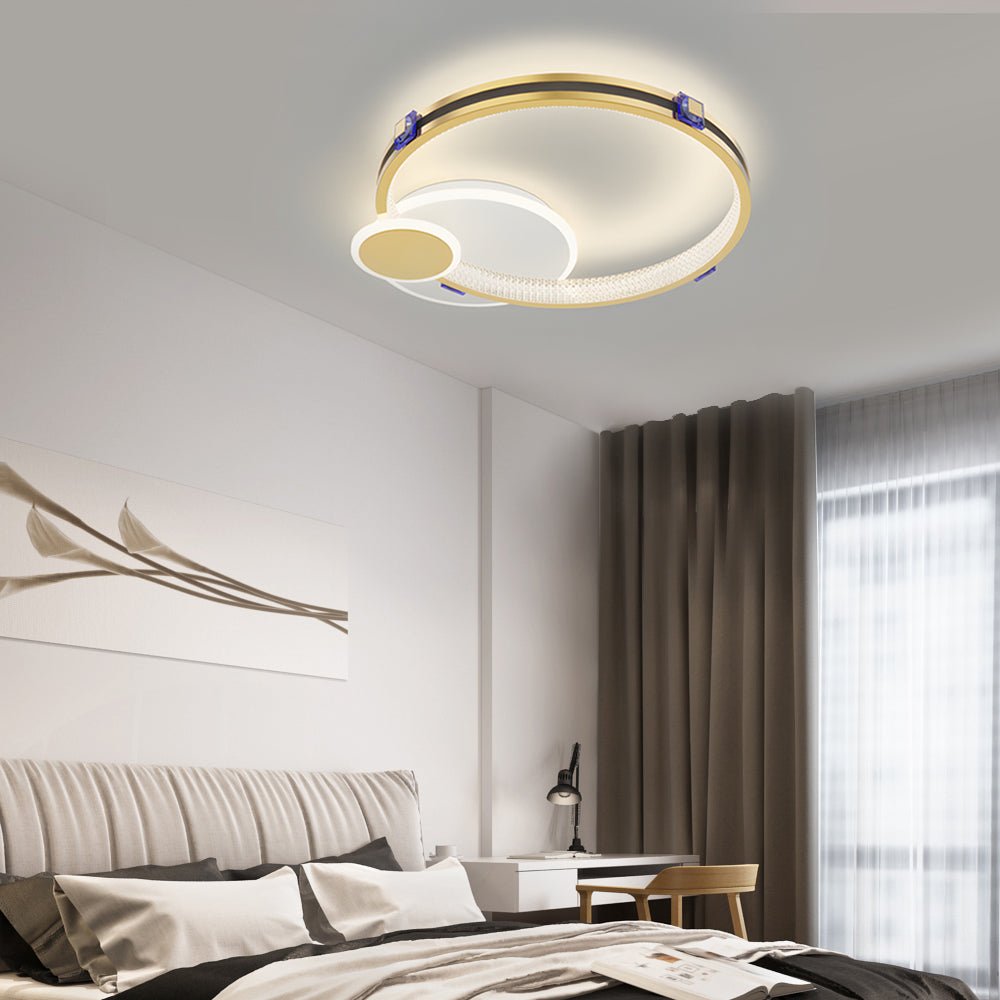 WINTHORPE TRIO DIMMABLE RING LED CEILING LUMINAIRE