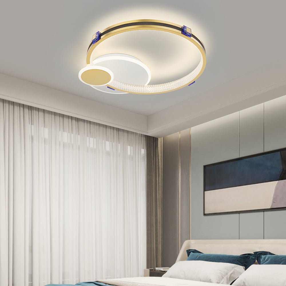 WINTHORPE TRIO DIMMABLE RING LED CEILING LUMINAIRE