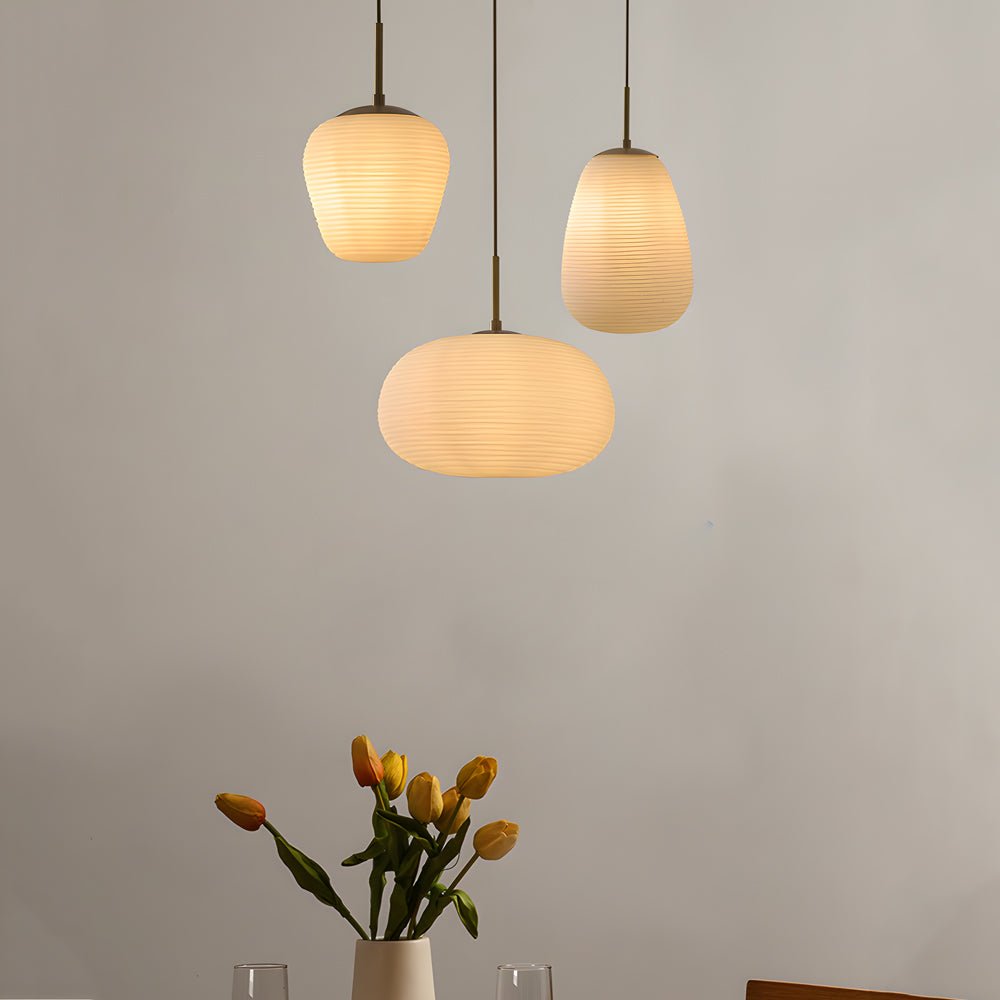 WINDSOR WHITE ORB HANGING LANTERN
