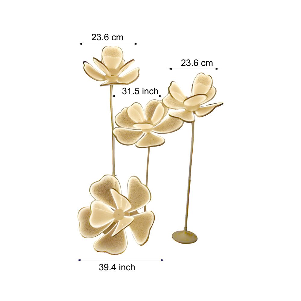 THISTLEWOOD FLORAL ILLUMINATION FLOOR LAMP