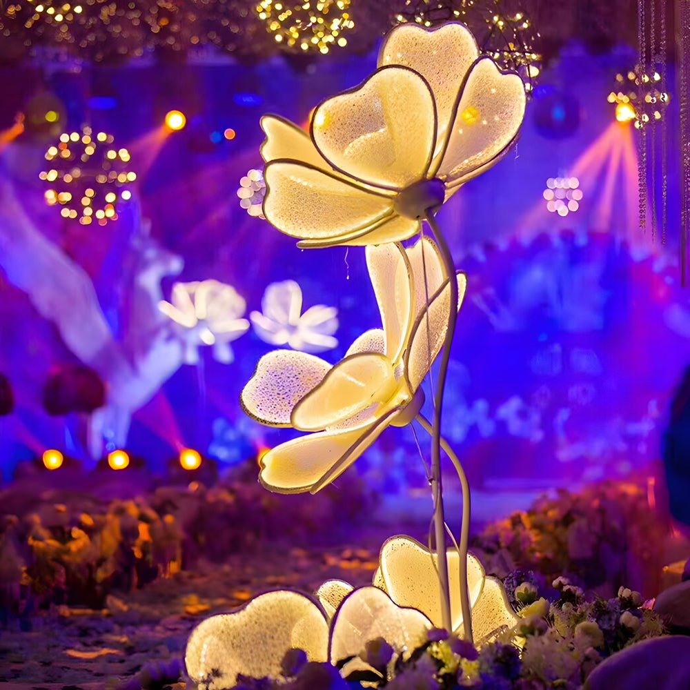 THISTLEWOOD FLORAL ILLUMINATION FLOOR LAMP