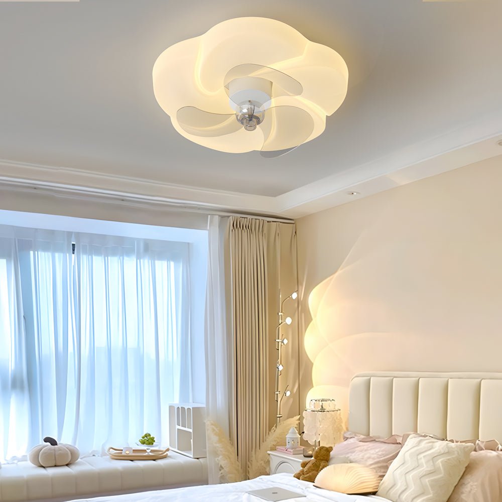 FLORENCE BLOOM TRIPLE DIMENSIONAL LED CEILING FAN WITH GENTLE SWAY