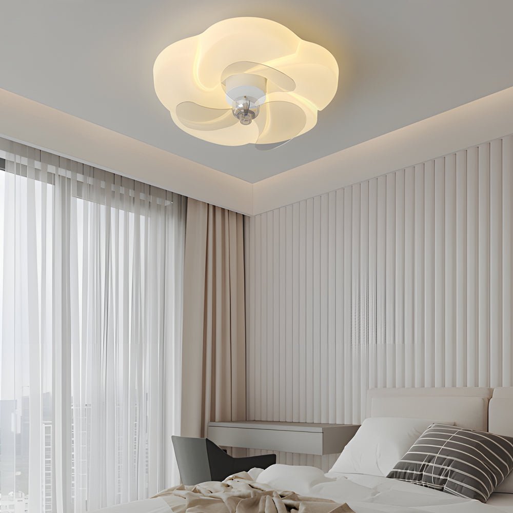 FLORENCE BLOOM TRIPLE DIMENSIONAL LED CEILING FAN WITH GENTLE SWAY