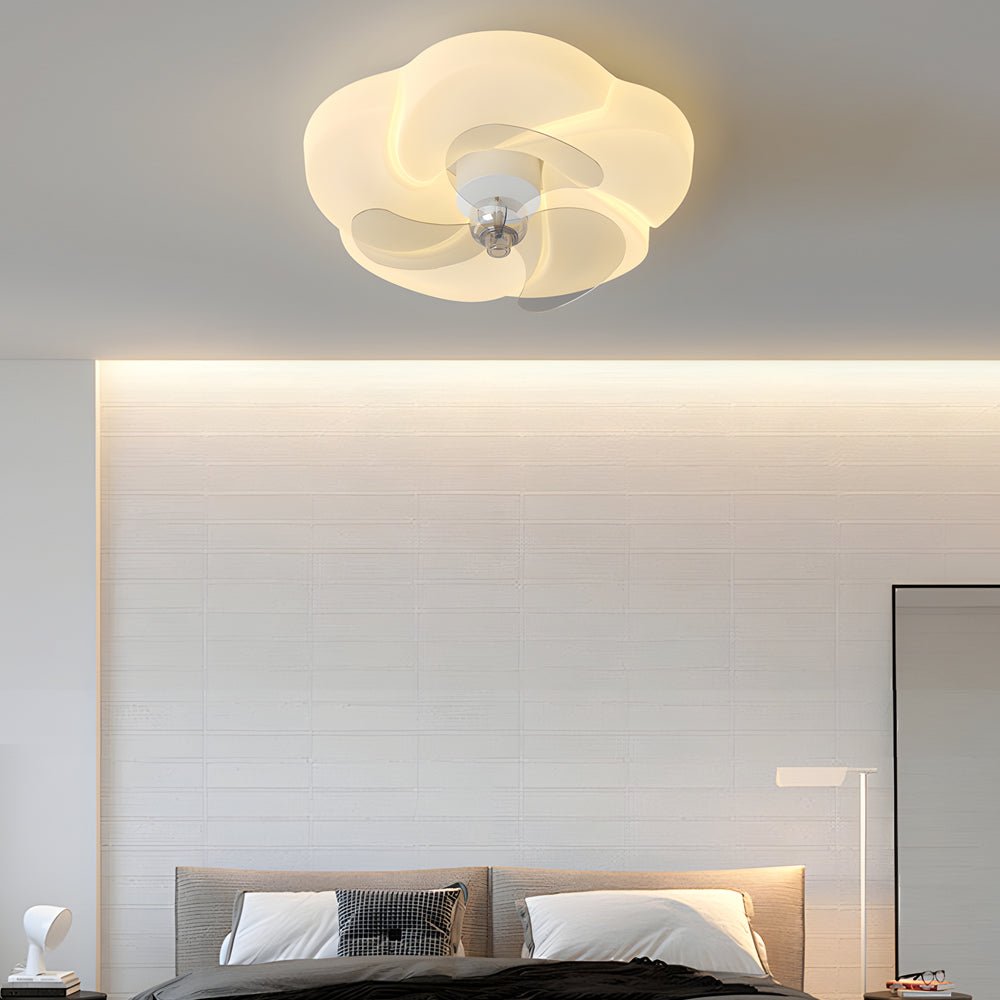 FLORENCE BLOOM TRIPLE DIMENSIONAL LED CEILING FAN WITH GENTLE SWAY
