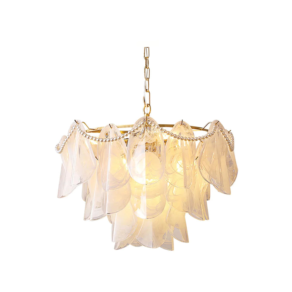 Camden Crystal Cascade Light Fixture