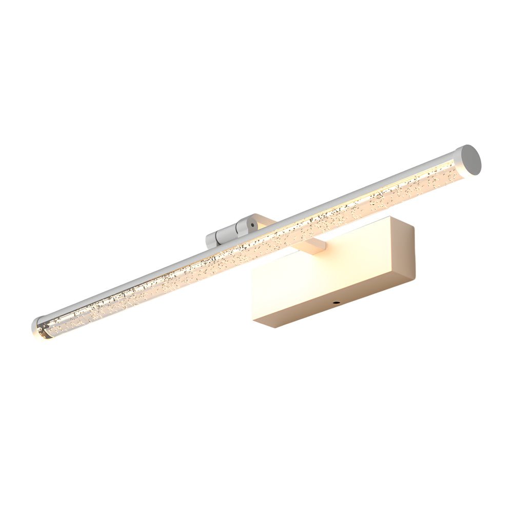 WINTHORPE ROTATING ACRYLIC LED BATHROOM LIGHT BAR WITH DIMMER