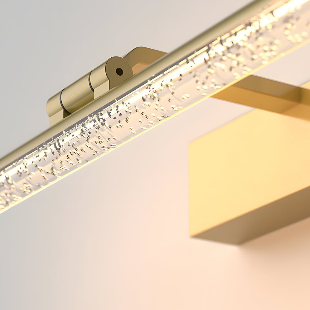 WINTHORPE ROTATING ACRYLIC LED BATHROOM LIGHT BAR WITH DIMMER