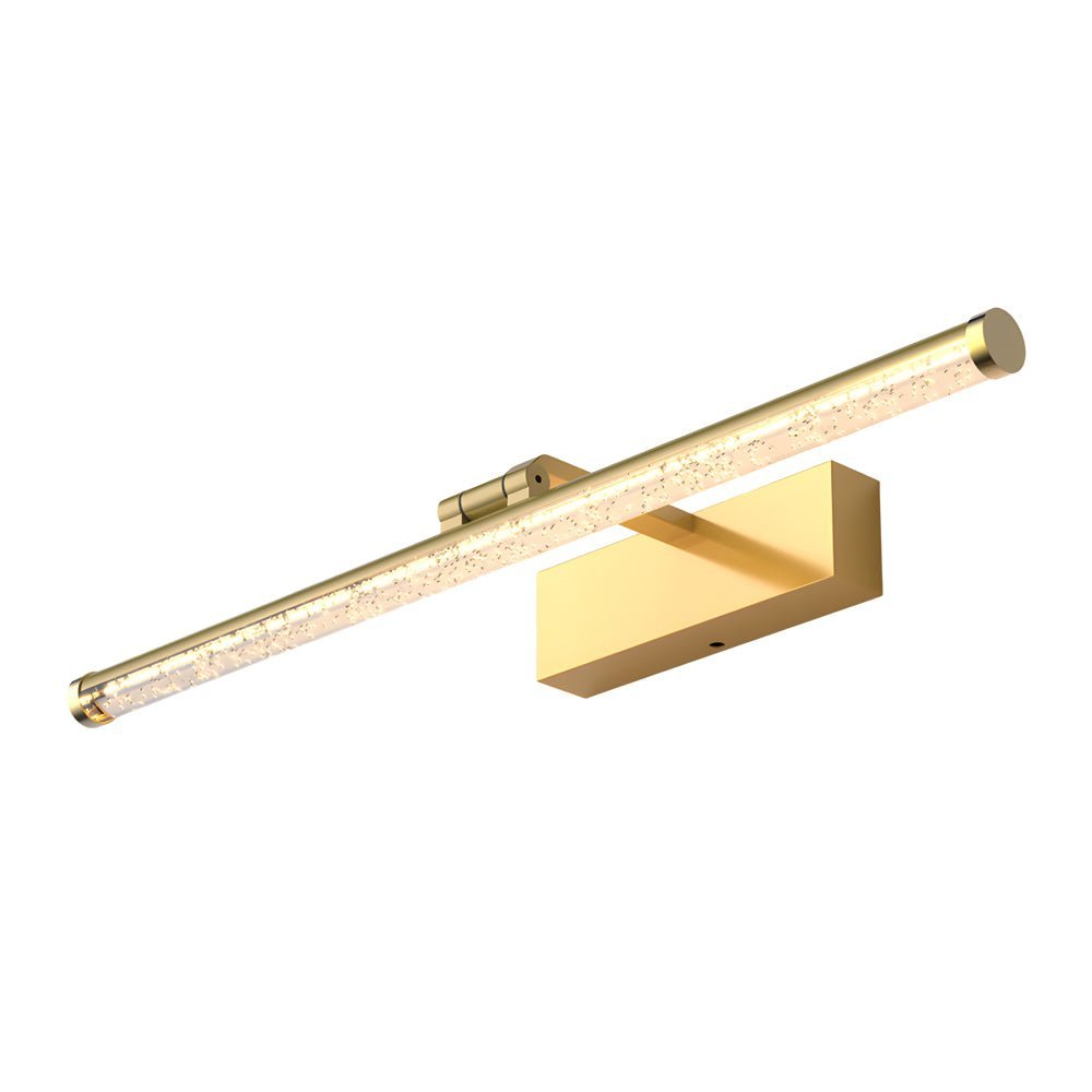 WINTHORPE ROTATING ACRYLIC LED BATHROOM LIGHT BAR WITH DIMMER