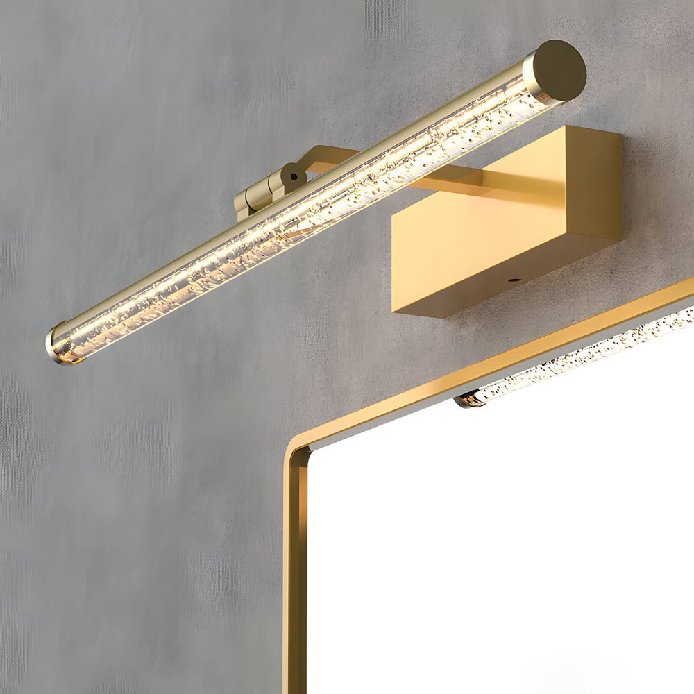 WINTHORPE ROTATING ACRYLIC LED BATHROOM LIGHT BAR WITH DIMMER