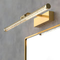 WINTHORPE ROTATING ACRYLIC LED BATHROOM LIGHT BAR WITH DIMMER