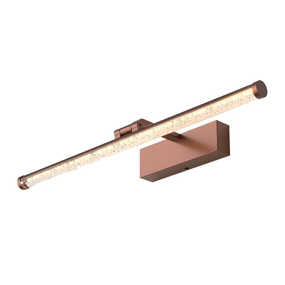 WINTHORPE ROTATING ACRYLIC LED BATHROOM LIGHT BAR WITH DIMMER