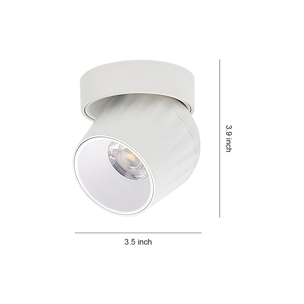 WINTHORPE SWIVELING ILLUMINATION COB ALUMINUM MOUNTED SPOTLIGHT