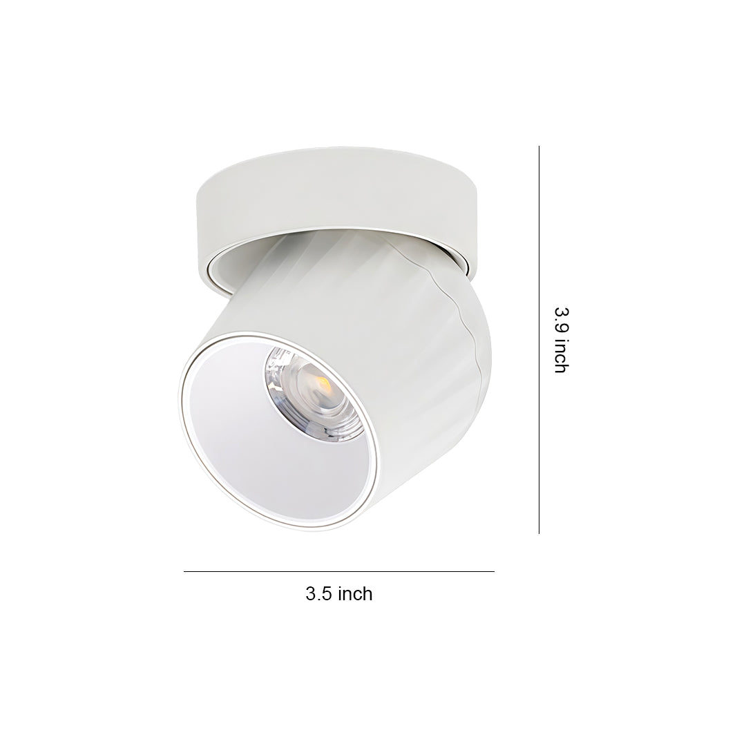 WINTHORPE SWIVELING ILLUMINATION COB ALUMINUM MOUNTED SPOTLIGHT