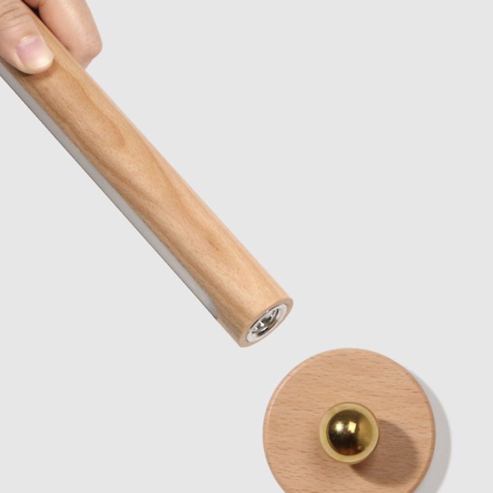 RAVENHALL WOODEN ROTATING MAGNETIC TOUCH NIGHT LAMP