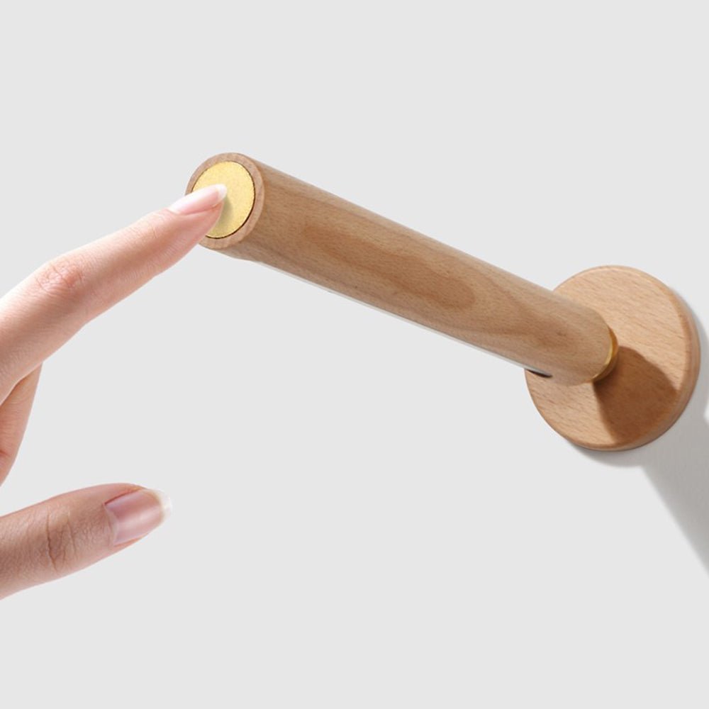 RAVENHALL WOODEN ROTATING MAGNETIC TOUCH NIGHT LAMP