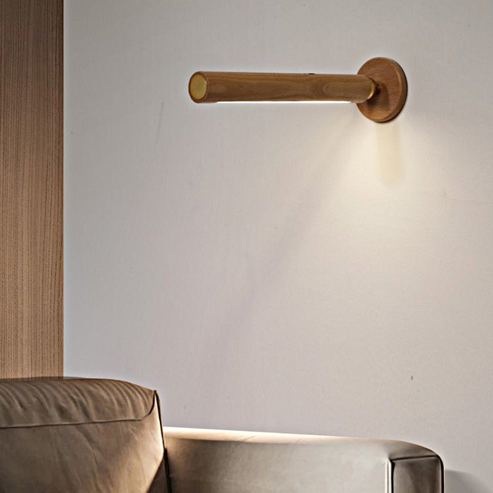 RAVENHALL WOODEN ROTATING MAGNETIC TOUCH NIGHT LAMP