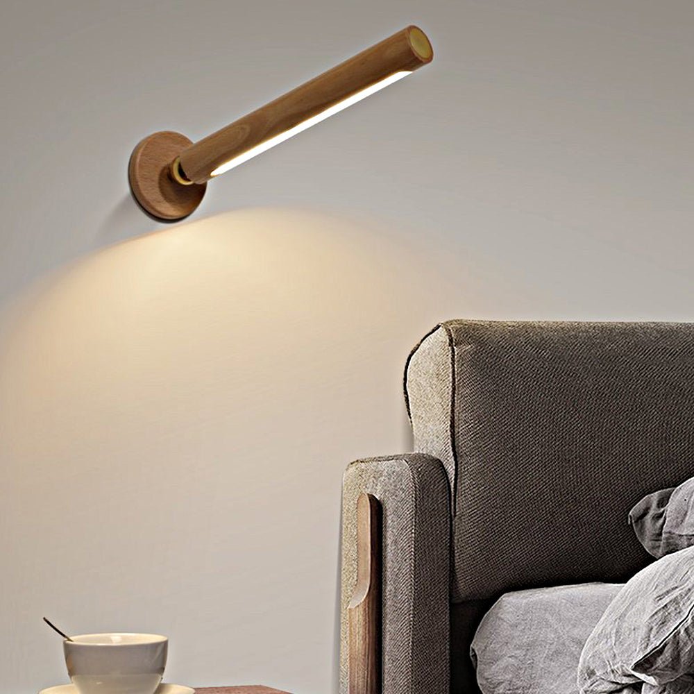 RAVENHALL WOODEN ROTATING MAGNETIC TOUCH NIGHT LAMP