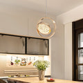 WINTHORPE 270° ROTATING ACRYLIC TRIO PENDANT LIGHT