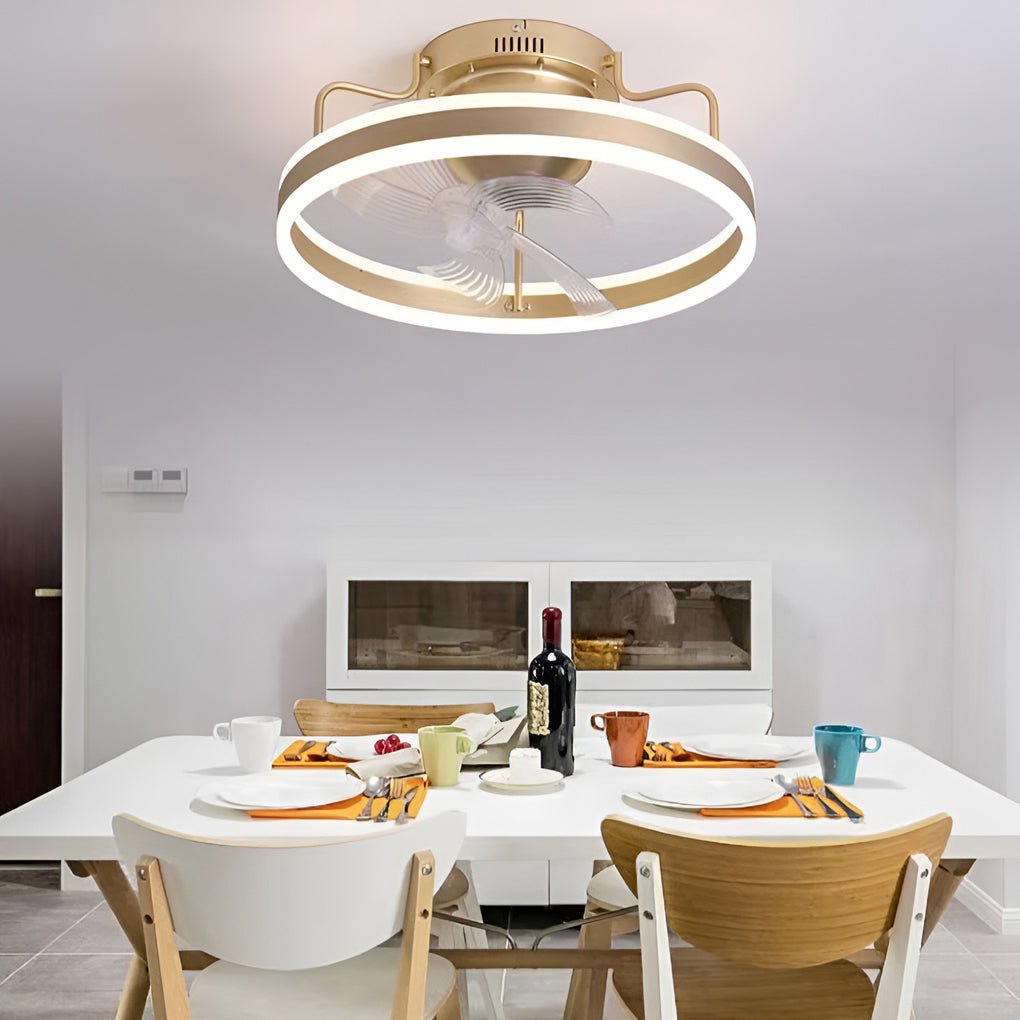 WINDSOR WHIRL 360° DIMMING CEILING FAN LIGHT WITH REMOTE CONTROL