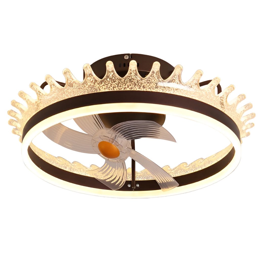 WINDSOR WHIRL 360° DIMMING CEILING FAN LIGHT WITH REMOTE CONTROL