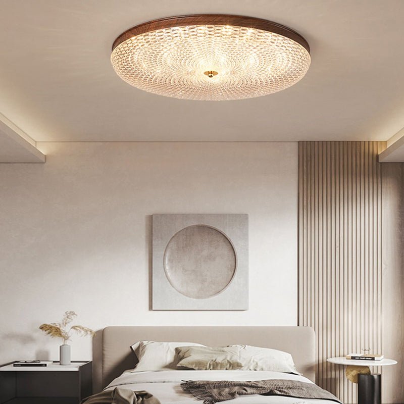CHESTERFIELD ROUNDED ACRYLIC DIMMERED CEILING LANTERN WITH REMOTE