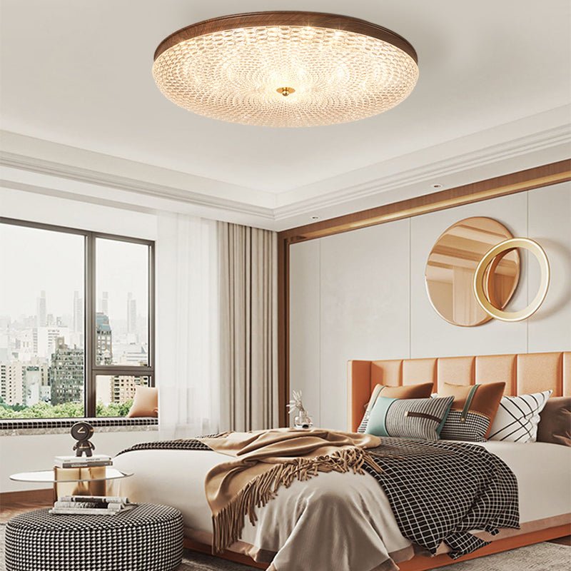 CHESTERFIELD ROUNDED ACRYLIC DIMMERED CEILING LANTERN WITH REMOTE