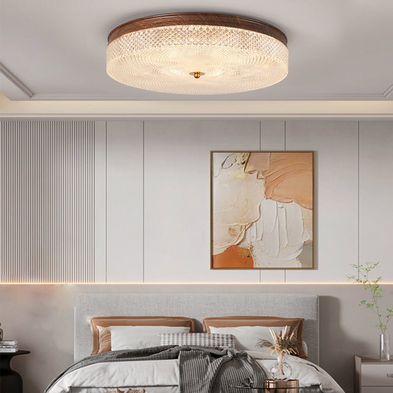 CHESTERFIELD ROUNDED ACRYLIC DIMMERED CEILING LANTERN WITH REMOTE