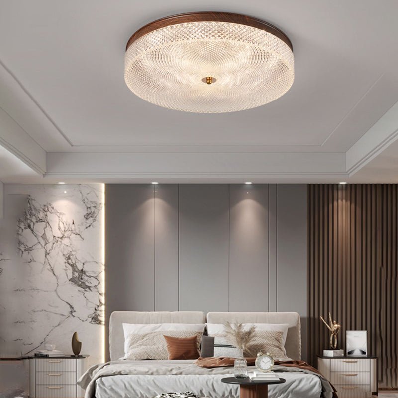 CHESTERFIELD ROUNDED ACRYLIC DIMMERED CEILING LANTERN WITH REMOTE