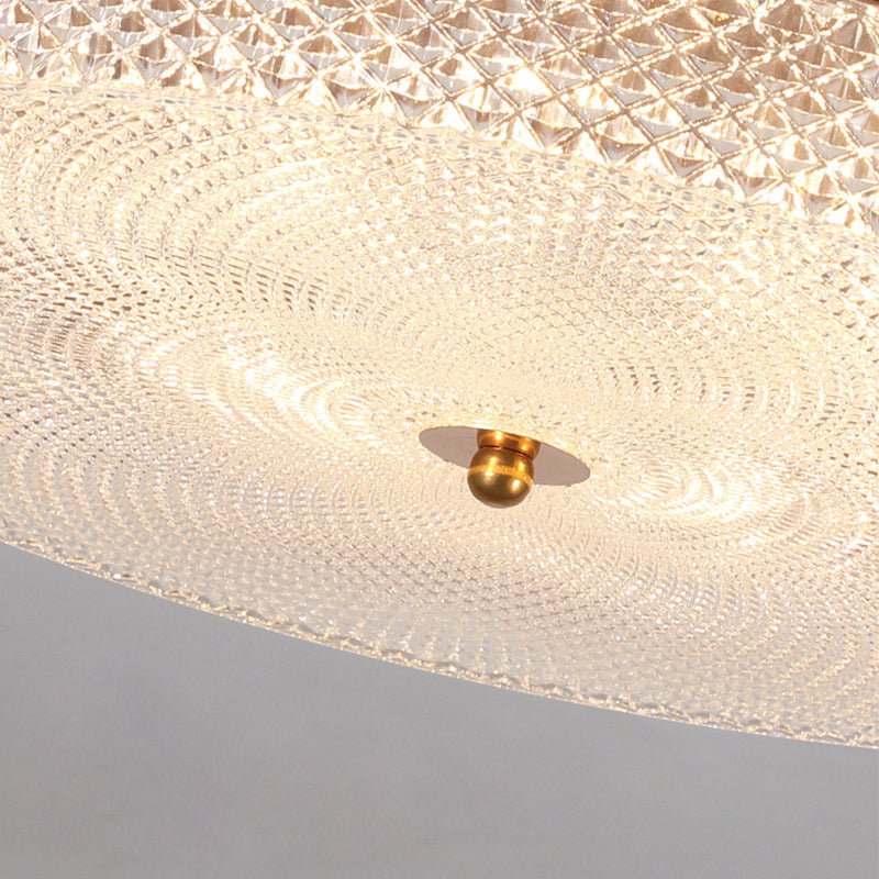 CHESTERFIELD ROUNDED ACRYLIC DIMMERED CEILING LANTERN WITH REMOTE