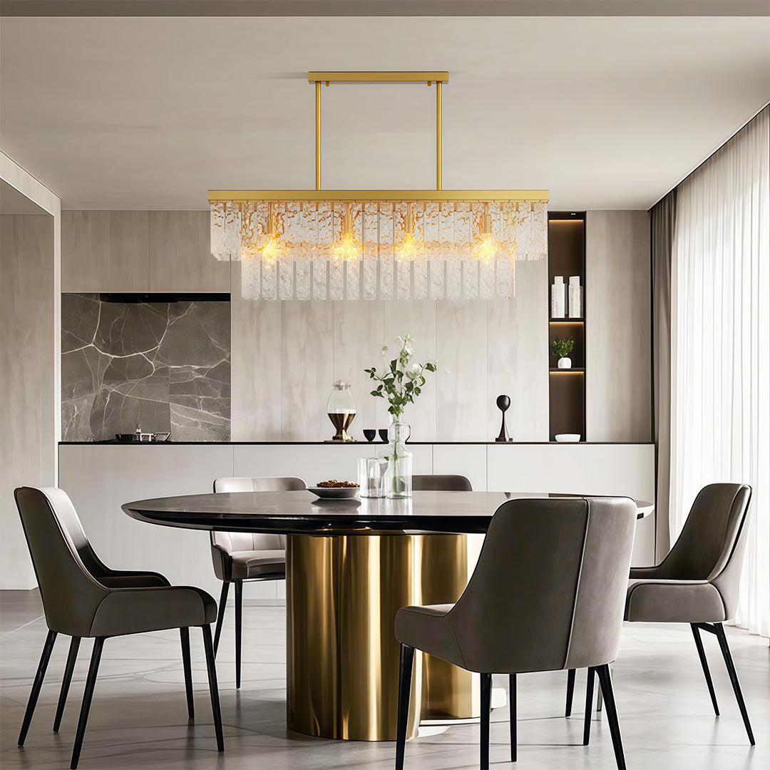WINTHORPE COPPER CRESCENT CHANDELIER
