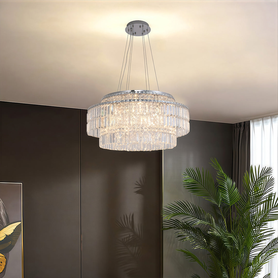 WINDSOR CRYSTAL CIRCLE HANGING LANTERN