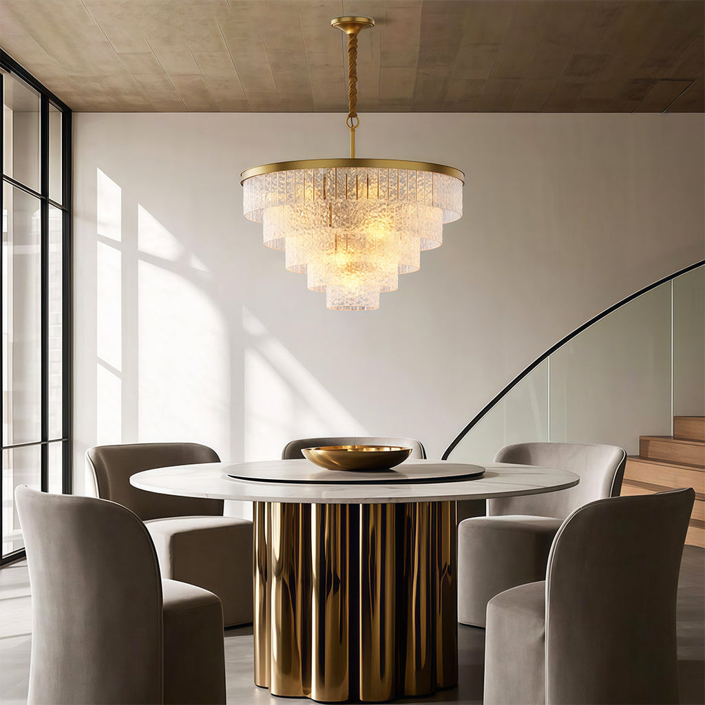 WINTHORPE COPPER CRESCENT CHANDELIER