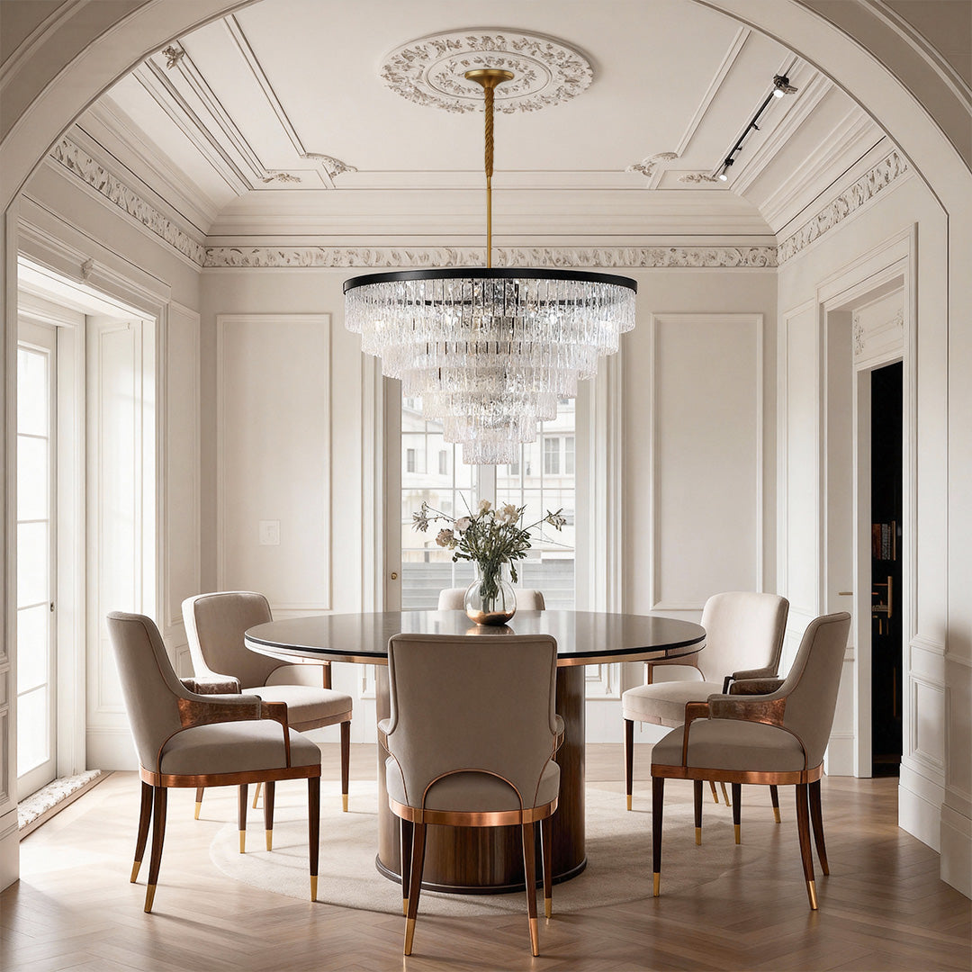 WINTHORPE COPPER CRESCENT CHANDELIER