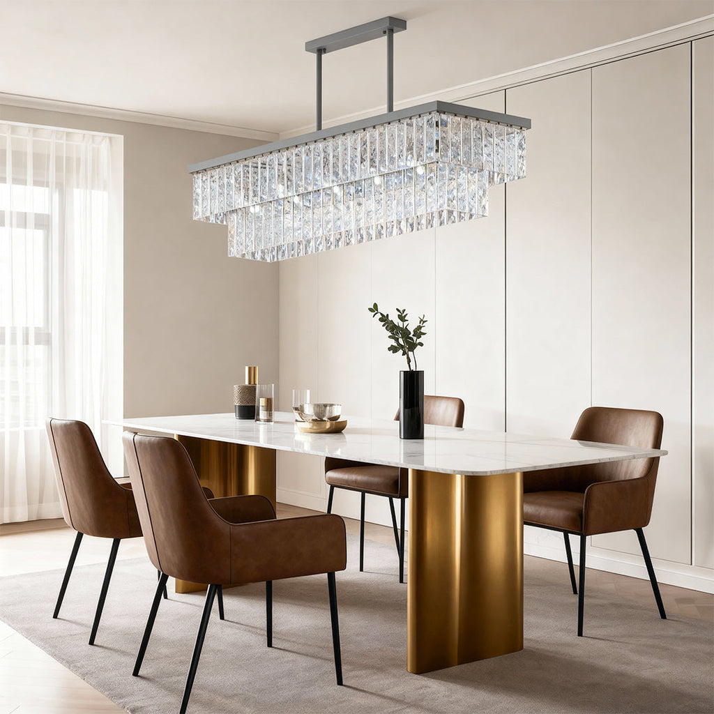 WINTHORPE COPPER CRESCENT CHANDELIER