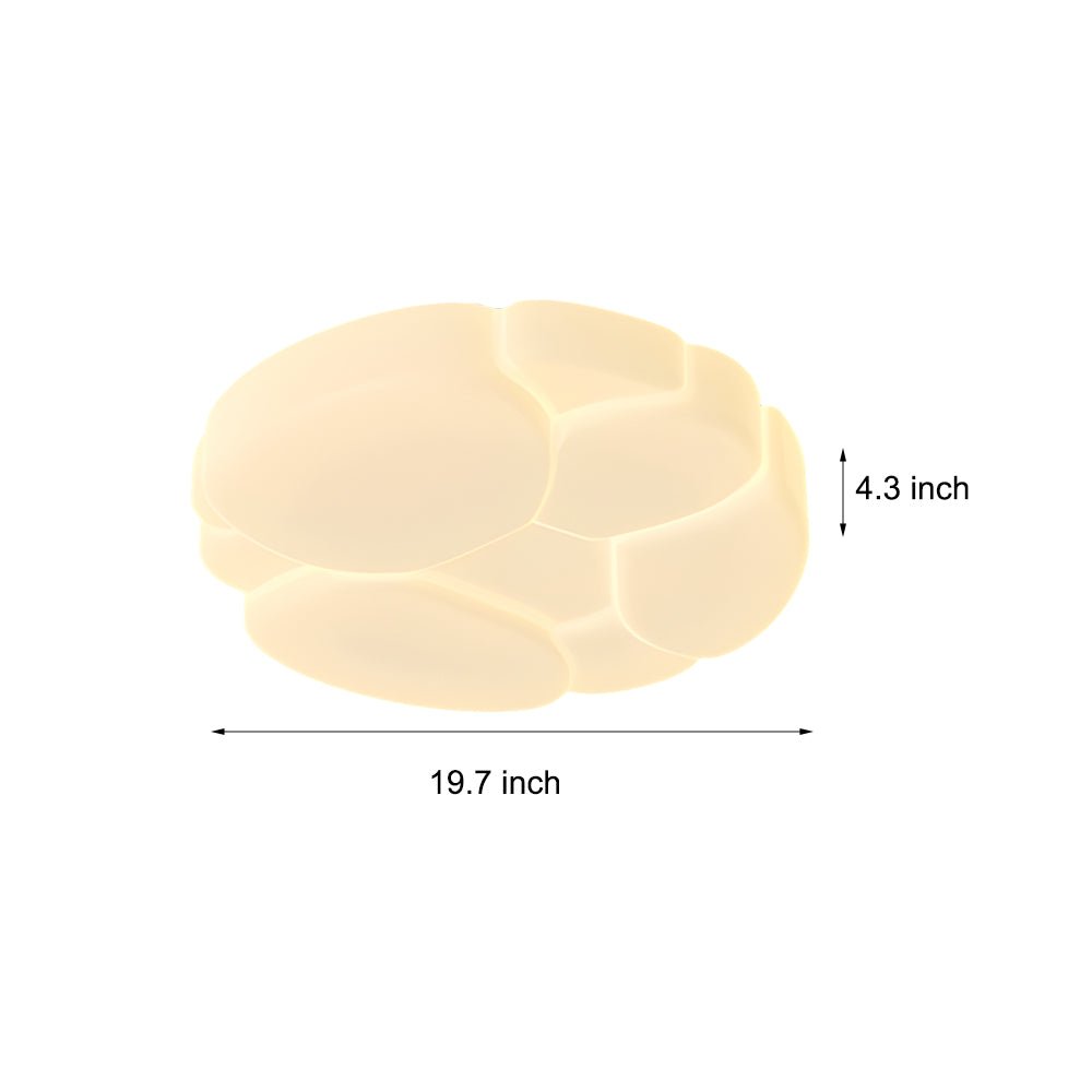 CHARLESTON MILKY ORB DIMMABLE CEILING LUMINAIRE