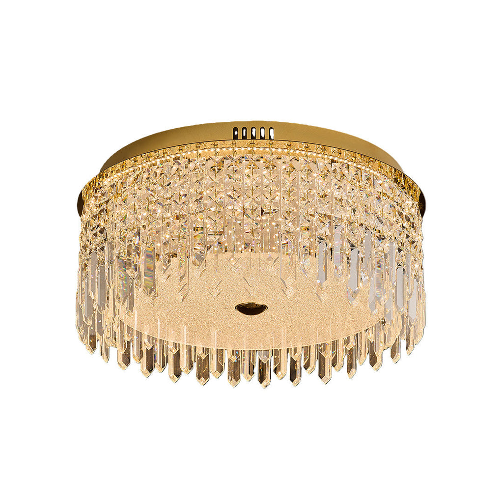 WINTHROP CRYSTAL FLUSH-MOUNTED LIGHT FIXTURE