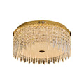 WINTHROP CRYSTAL FLUSH-MOUNTED LIGHT FIXTURE