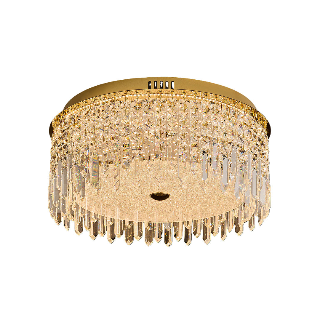 WINTHROP CRYSTAL FLUSH-MOUNTED LIGHT FIXTURE