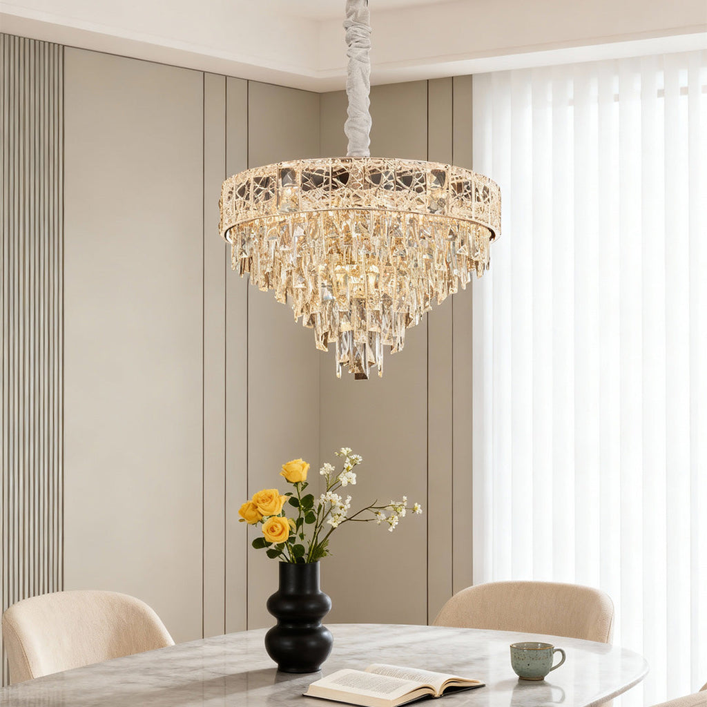 WINTHORPE CRYSTAL LUSTRE CEILING ILLUMINATION