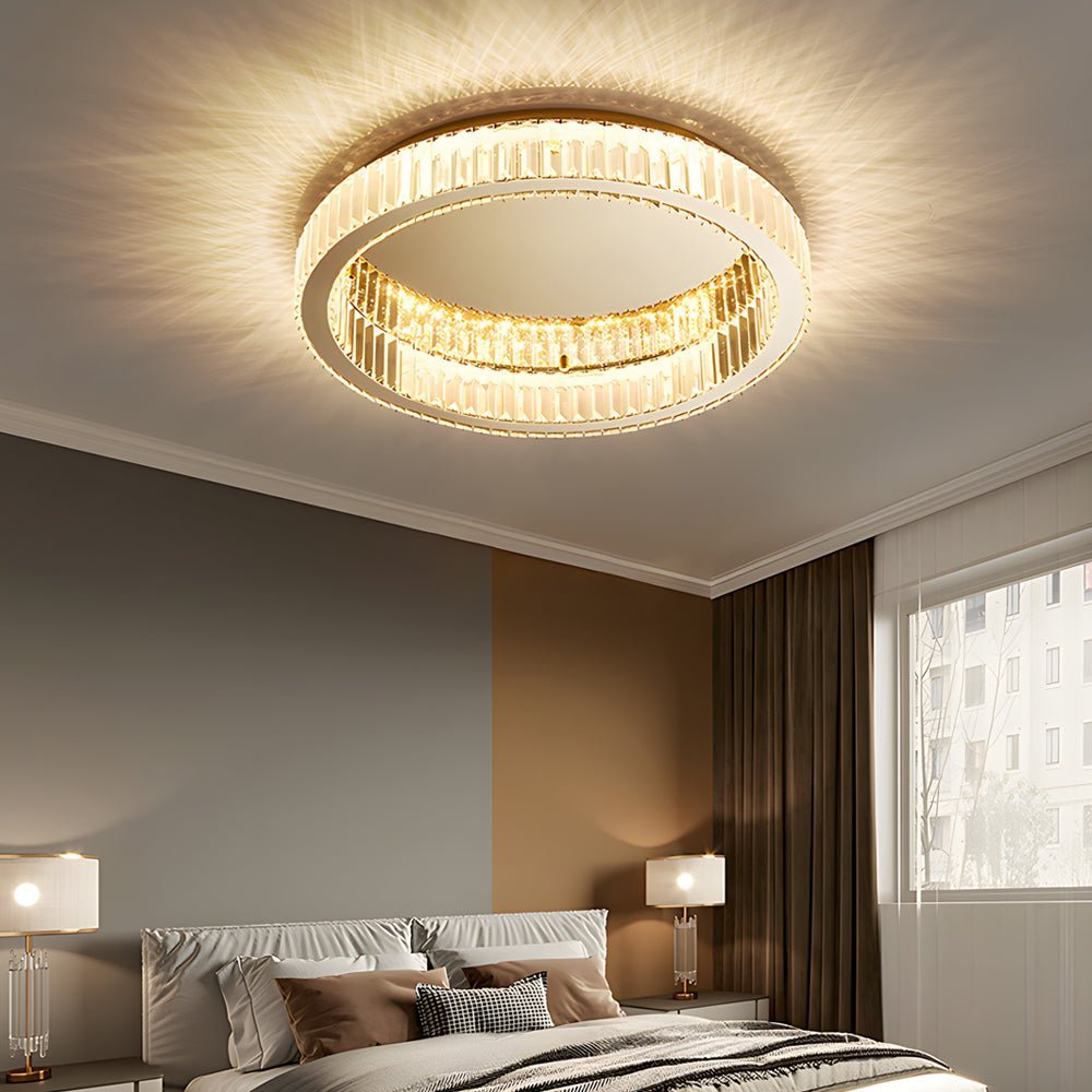 RAVENWOOD CRYSTAL DOME DIMMER CEILING LANTERN